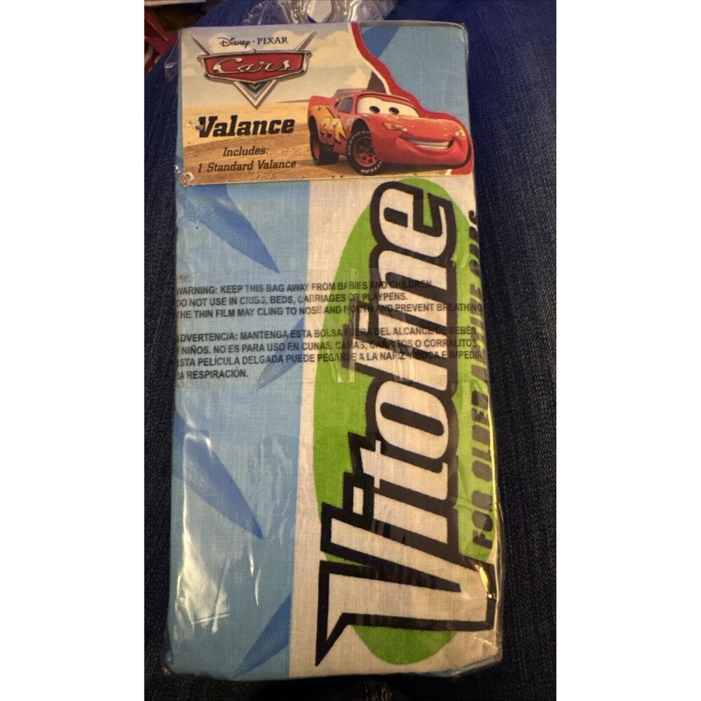 Disney Pixar Cars Window Valance Standard Sz Jay Franco Topper Kids Room Curtain